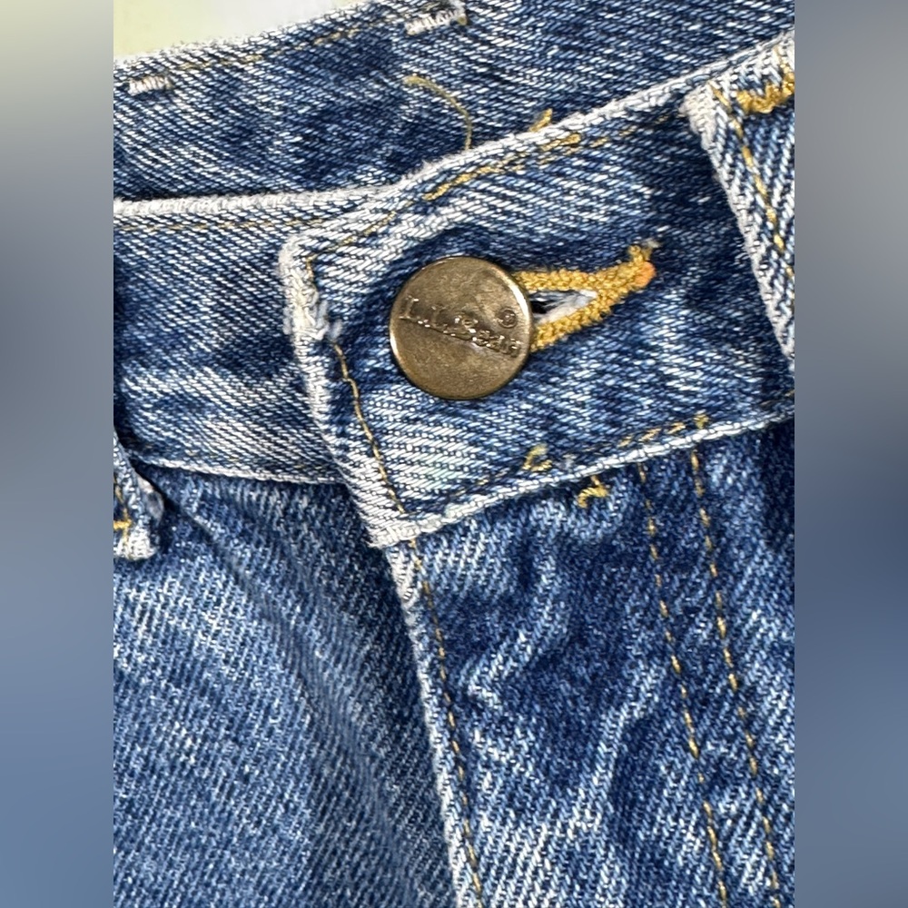 L.L. Bean Women's High Rise Jeans - Classic Blue - Picture 4 of 10